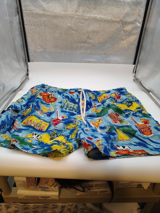 Big Dogs Other - Big Dogs Blue Tropical Print Men's Swim Trunks